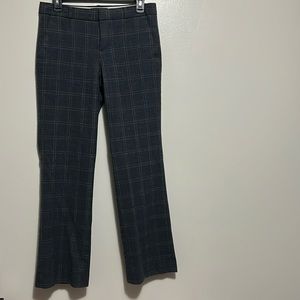 Banana Republic Size 6 Women’s Gray Plaid Dress Pants